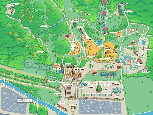 云浮景区手绘地图在紧急疏散与救援中的重要作用 ？